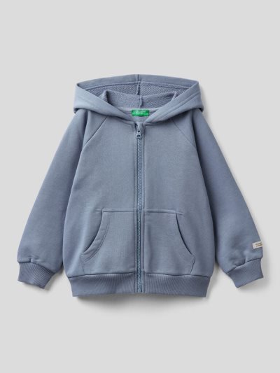 Air Force Blue Kids' Benetton Organic Cotton Hoodie | AU183201