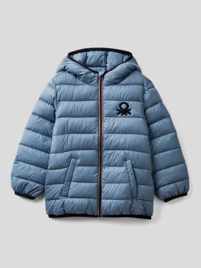 Air Force Blue Kids' Benetton Rain Defender Hood Light Jackets | AU536940