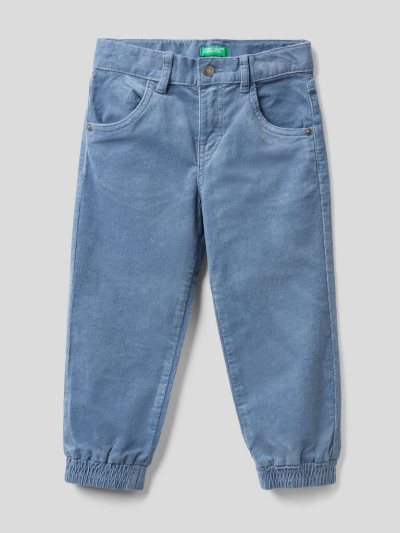 Air Force Blue Kids' Benetton Stretch Corduroy Trousers | AU726063