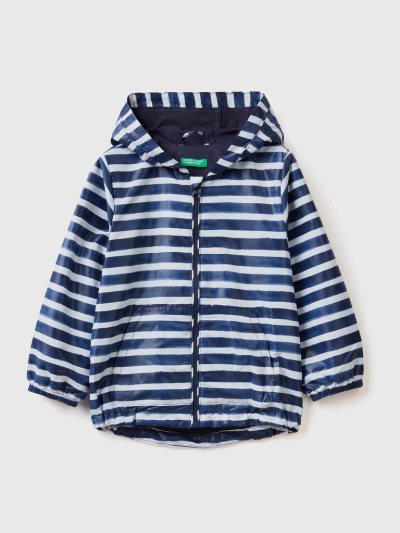 Blue Kids' Benetton Light Hood Jackets | AU495133