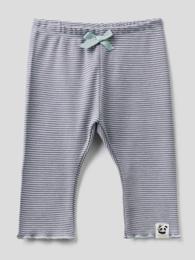 Blue Kids' Benetton Striped Trousers | AU524907