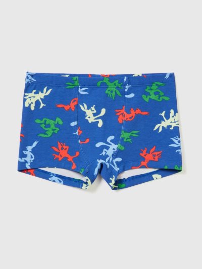 Bright Blue Kids' Benetton Bugs Bunny Boxers | AU284011