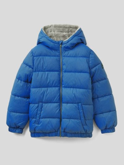 Bright Blue Kids' Benetton Padded Teddy Interior Jackets | AU606575