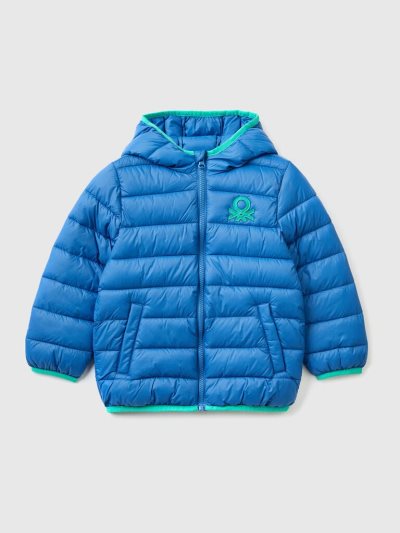 Bright Blue Kids' Benetton Rain Defender Nylon Light Jackets | AU260689