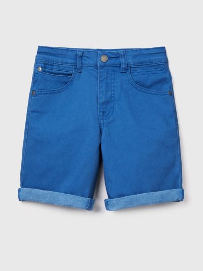 Bright Blue Kids' Benetton Slim Fit Bermudas | AU219996