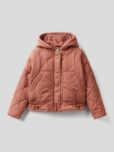 Burnt Kids' Benetton Padded Hood Jackets | AU320331