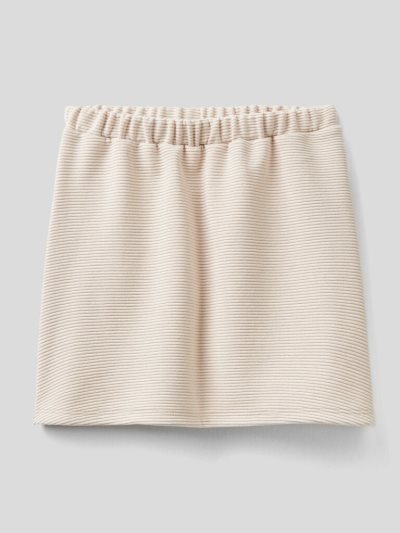 Creamy White Kids' Benetton Cotton Blend Lurex Skirts | AU977021