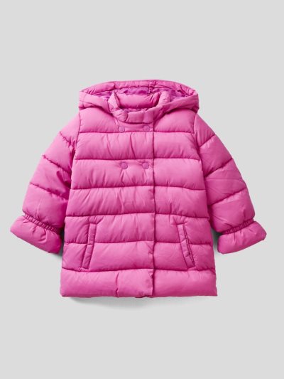 Cyclamen Kids' Benetton Padded Double-breasted Jackets | AU256362