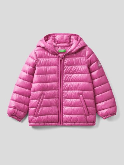 Cyclamen Kids' Benetton Padded Hood Jackets | AU315170