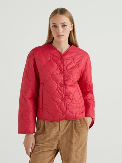 Cyclamen Women's Benetton Short Quilted Light Jackets | AU822415