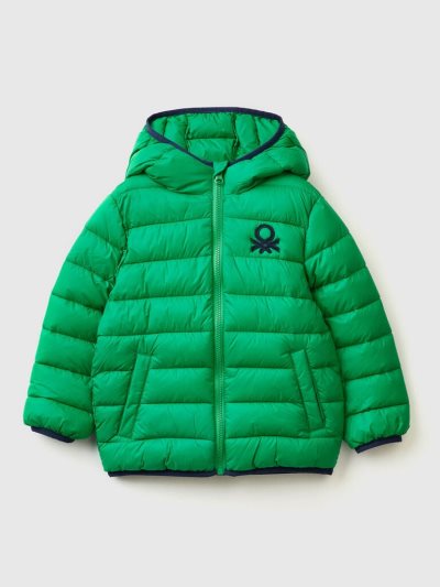 Green Kids' Benetton Rain Defender Nylon Light Jackets | AU551682