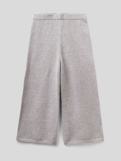 Grey Kids' Benetton Knit Palazzo Trousers | AU010243