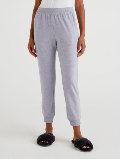 Grey Women's Benetton Stretch Viscose Blend Joggers | AU556171