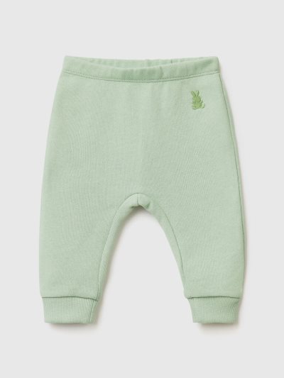 Light Green Kids' Benetton Organic Cotton Sweatpants | AU108388