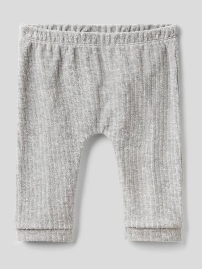 Light Grey Kids' Benetton Chenille Animal Trousers | AU642449