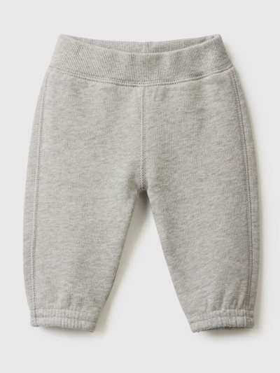 Light Grey Kids' Benetton Soft Embroidery Sweatpants | AU645531