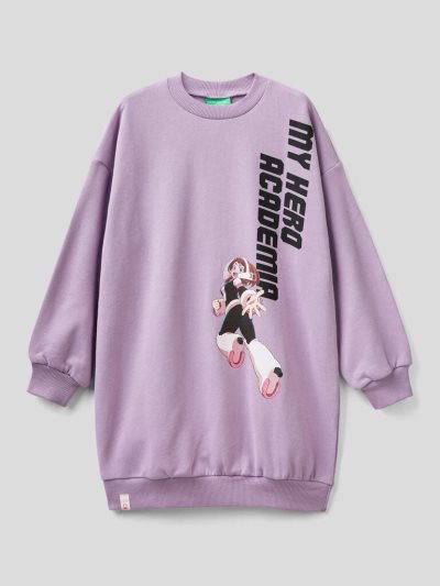 Lilac Kids' Benetton My Hero Academia Warm Fleece Dress | AU961694