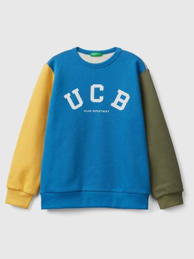 Multi-color Kids' Benetton Logo Print Sweatshirt | AU604770