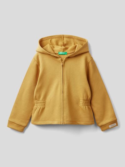 Mustard Kids' Benetton Organic Cotton Hoodie | AU444041