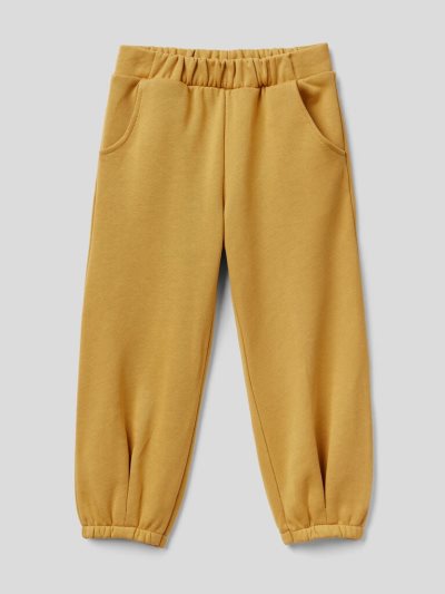 Mustard Kids' Benetton Organic Cotton Sweatpants | AU476565