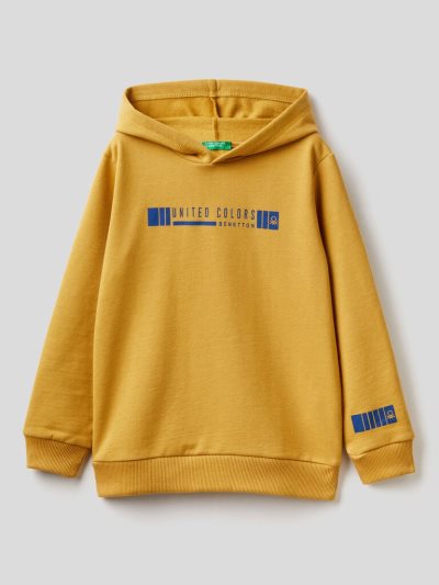 Mustard Kids' Benetton Warm Hoodie | AU922858