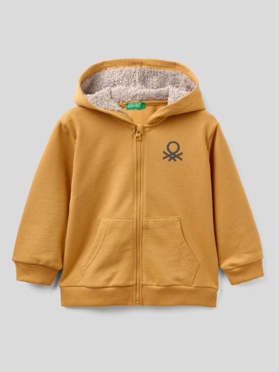 Mustard Kids' Benetton Warm Lined Hood Hoodie | AU025611