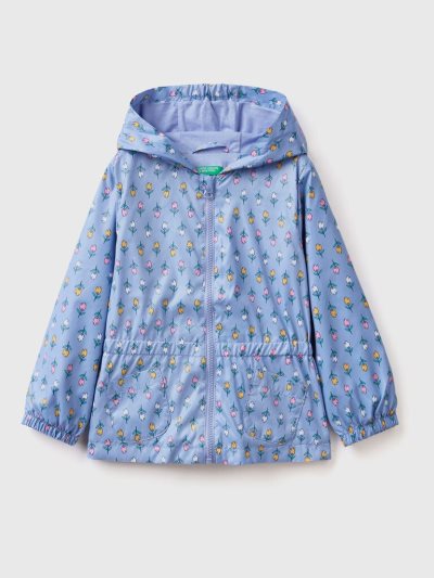 Periwinkle Kids' Benetton Rain Defender Patterned Light Jackets | AU748054