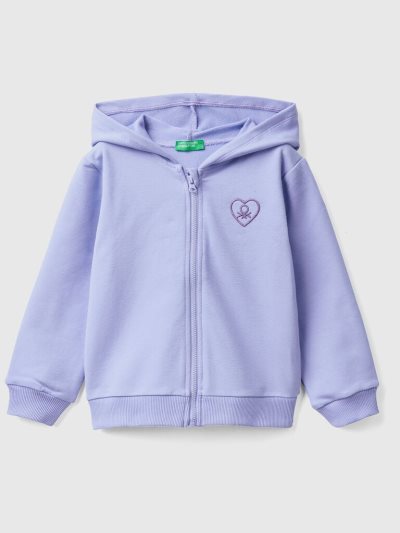 Periwinkle Kids' Benetton Zip-up Hoodie | AU274913