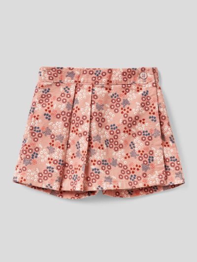 Pink Kids' Benetton Floral Culottes | AU856864