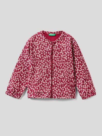 Plum Kids' Benetton Pattern Print Zip Sweatshirt | AU369838