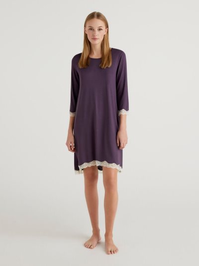 Plum Women's Benetton Nightshirt Sustainable Stretch Viscose Nightshirts | AU102118