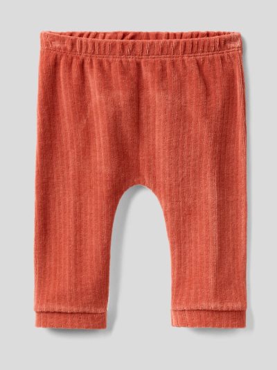 Red Kids' Benetton Chenille Animal Trousers | AU289318