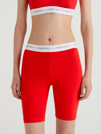 Red Women's Benetton Cycling Shorts | AU579818