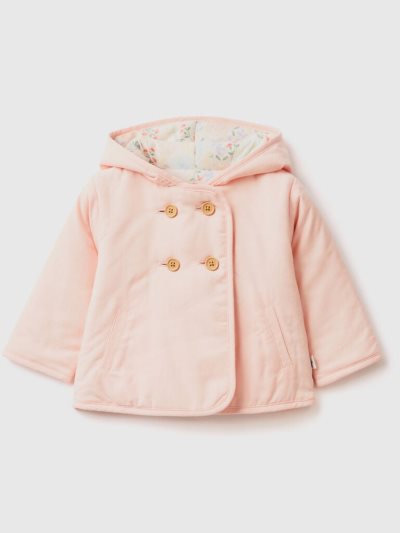 Soft Pink Kids' Benetton Light Hood Jackets | AU285746