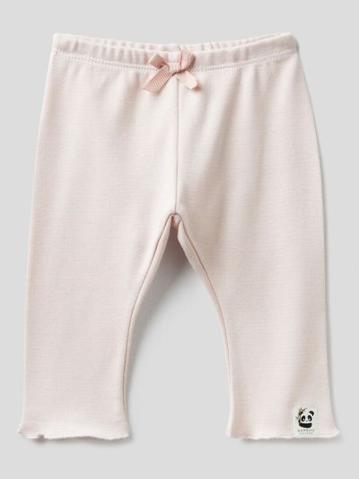 Soft Pink Kids' Benetton Striped Trousers | AU214086