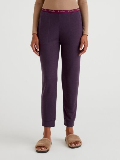 Violet Women's Benetton Viscose Blend Trousers | AU003427