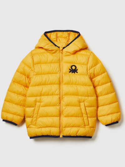 Yellow Kids' Benetton Rain Defender Nylon Light Jackets | AU738903