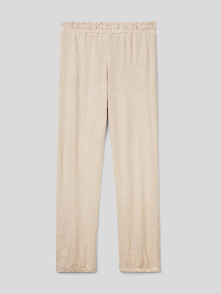 Beige Women's Benetton Lightweight Sweatpants | AU055866