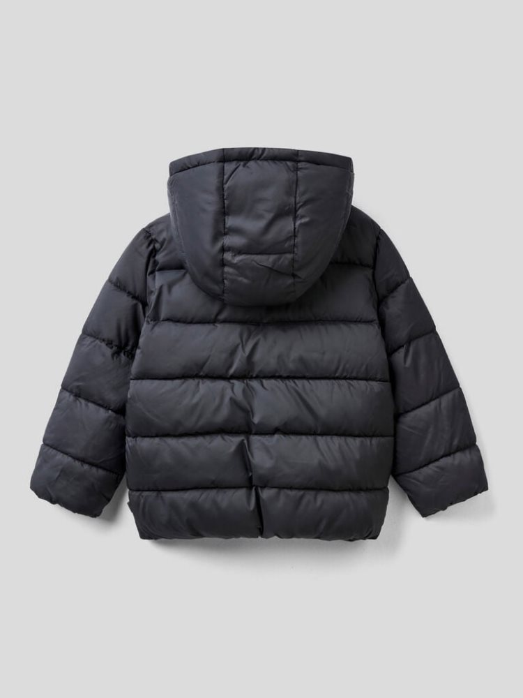 Black Kids' Benetton Padded 