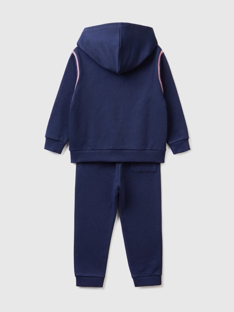 Blue Kids' Benetton 100% Cotton Sweat Tracksuits | AU978858