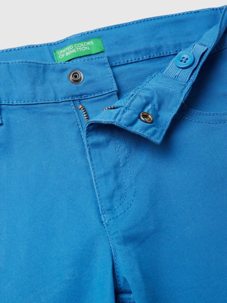 Bright Blue Kids' Benetton Five-pocket Slim Fit Trousers | AU623710