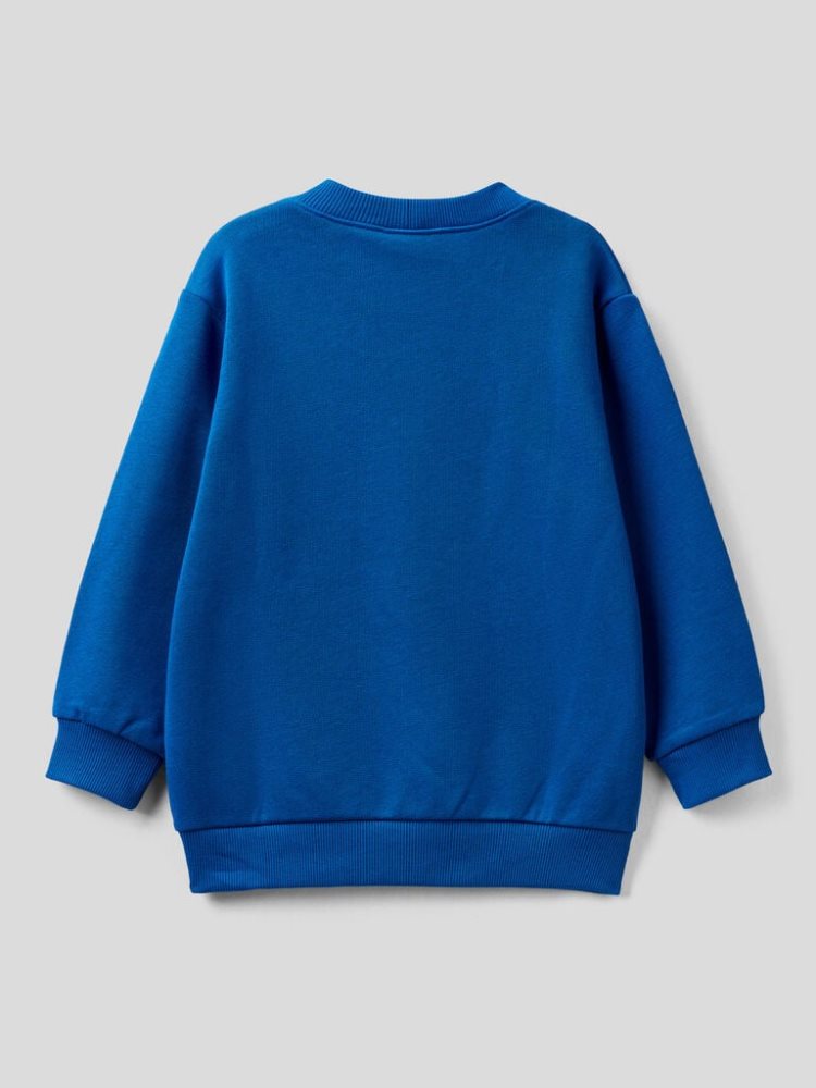 Bright Blue Kids' Benetton Regular Fit ©&™dc Comics Sweatshirt | AU073059