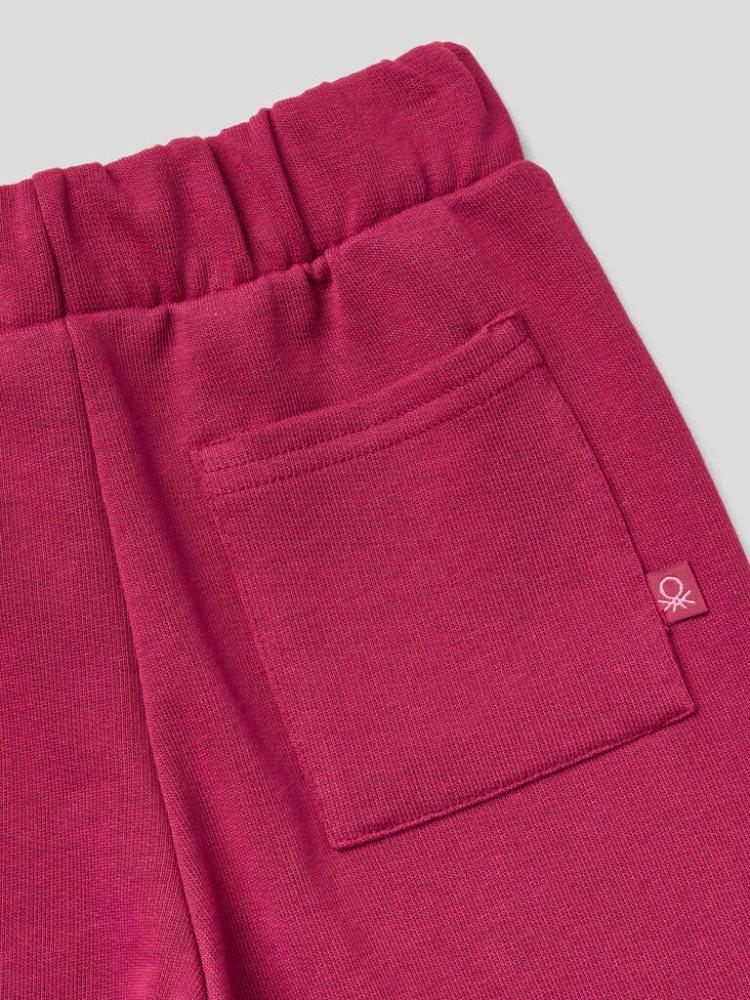 Burgundy Kids' Benetton 100% Organic Cotton Sweat Tracksuits | AU730004