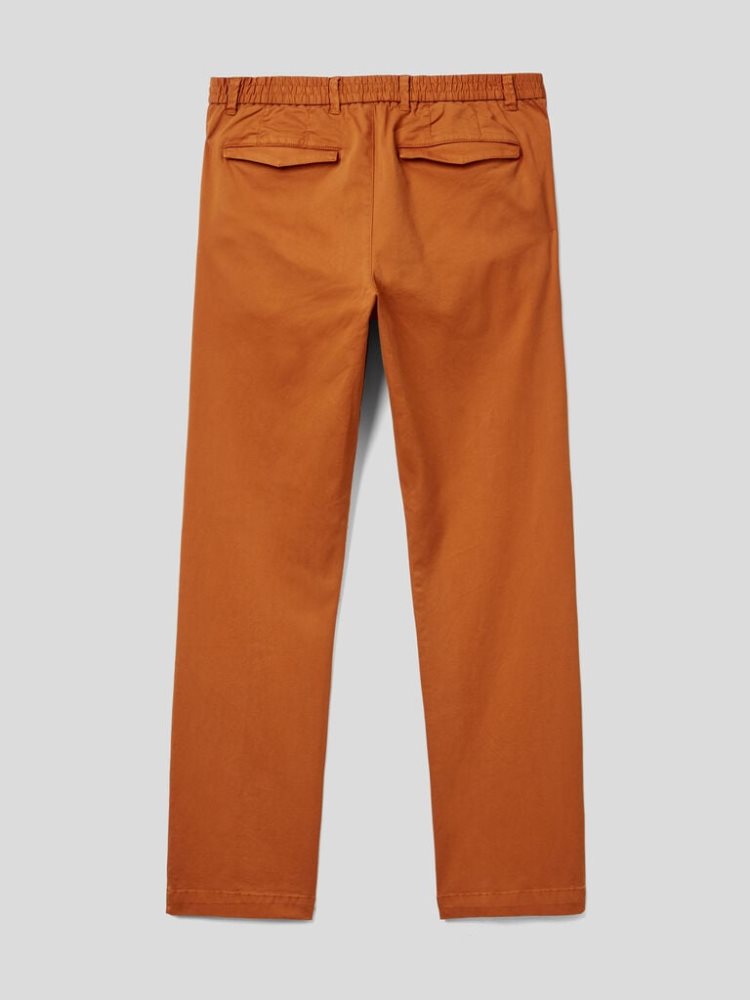 Camel Men's Benetton Stretch Carrot Fit Chinos | AU692835