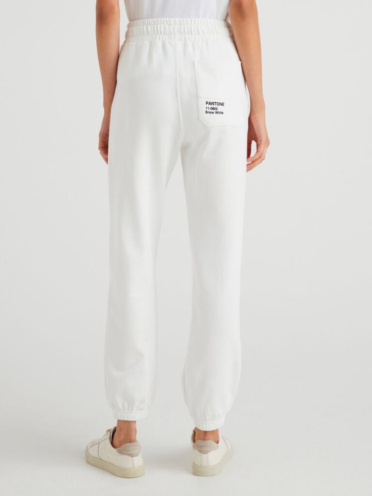 Creamy White Women's Benetton Benettonxpantone™ Joggers | AU568221