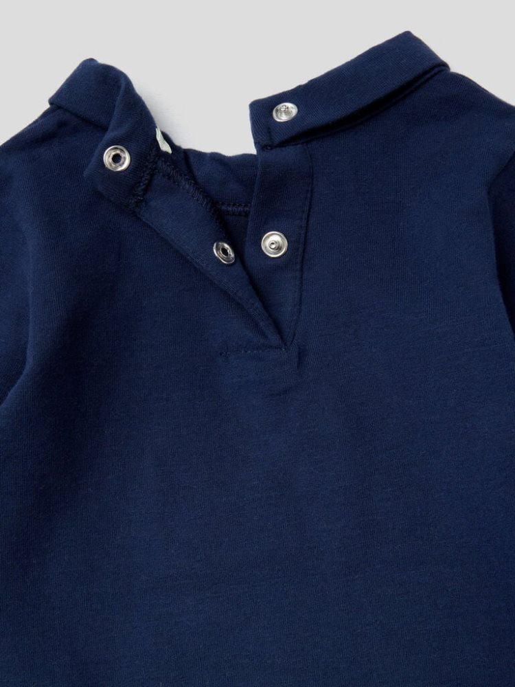 Dark Blue Kids' Benetton Long Sleeve Turtleneck T Shirts | AU727820