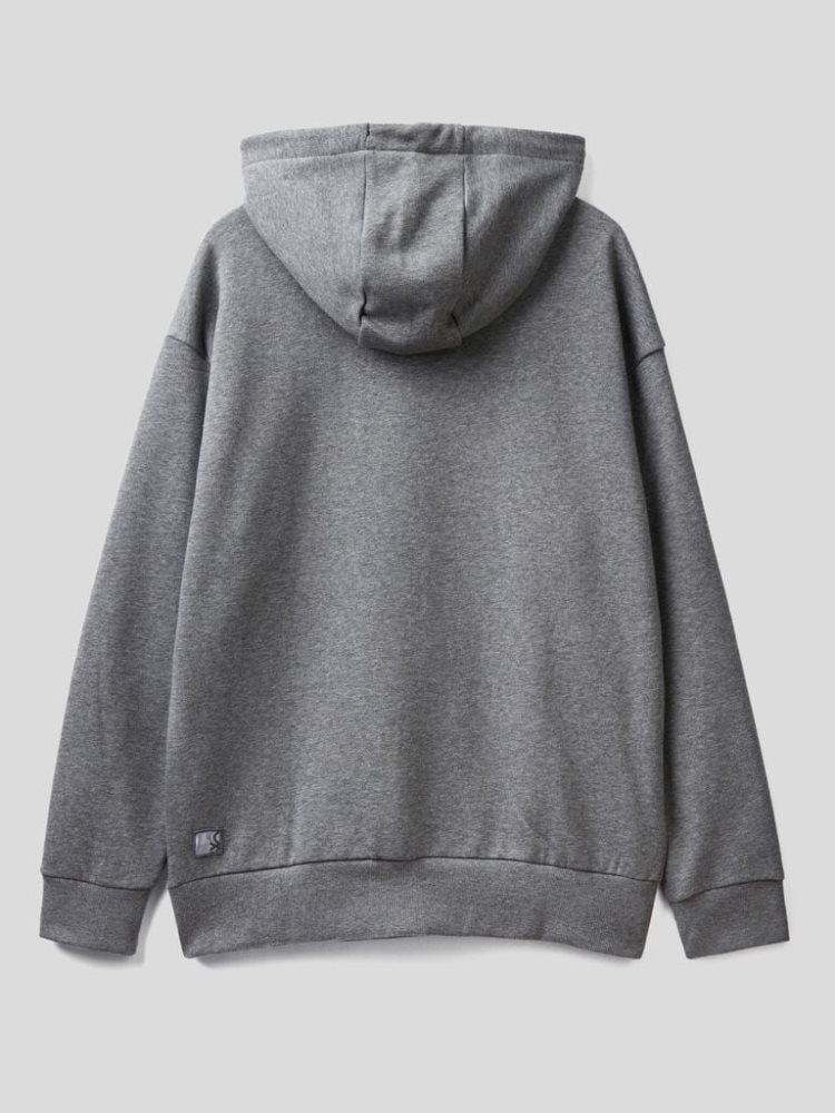 Dark Grey Men's Benetton Warm Hoodie | AU785275