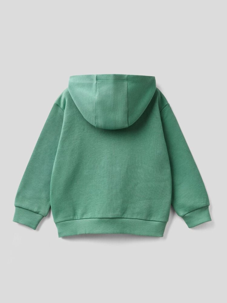 Green Kids' Benetton Organic Cotton Hood Hoodie | AU215254