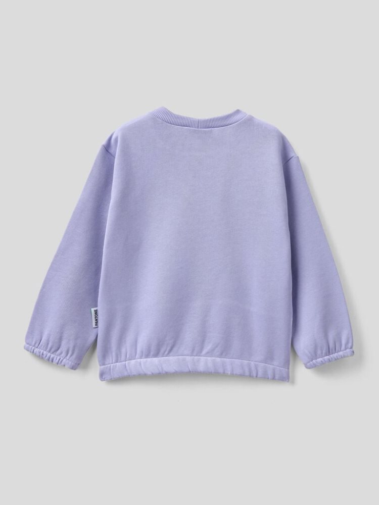 Lilac Kids' Benetton Benettonxpantone™ Print Sweatshirt | AU108660