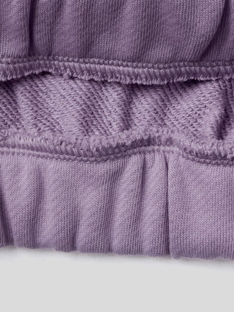 Lilac Kids' Benetton Crew Neck Organic Cotton Sweatshirt | AU163850